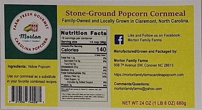 Stone-Ground Popcorn Cornmeal - Three Bag Bundle